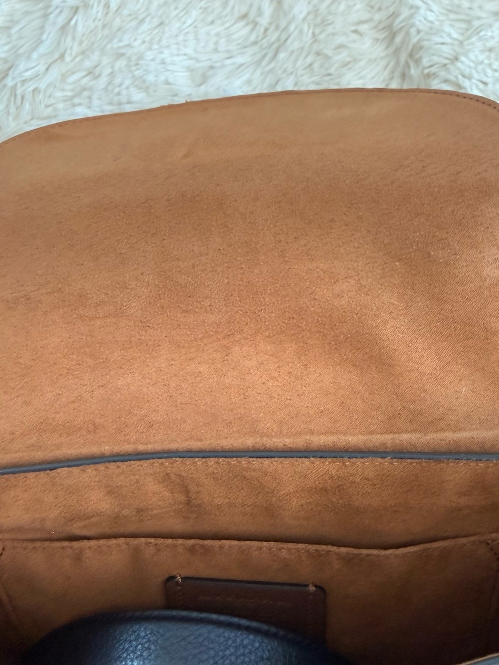 Coach Black Pebbled Leather Buckle Shoulder Bag - Picture 5 of 5